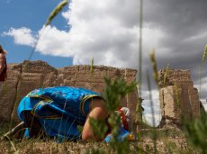 Destroyed in the Soviet time buddist temple reopened in Tuva